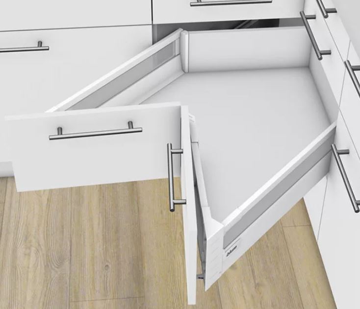 Угловой ящик TANDEMBOX antaro SPACE CORNER «M» (высота М = 101,5 мм)