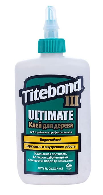 Клей Тайтбонд Зеленый III Ultimate повышен. влагост. 237 мл для дерева ПВА