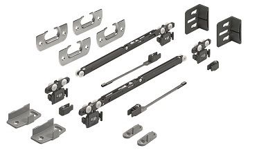 Комплект фурнитуры sysline s silent system, на закрывание 9134311 Hettich