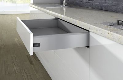 Комплект ящика arcitech, nl550, h126, цвет серебристый 9150931 Hettich