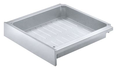 Лоток для канцелярских товаров smartray,h60, пластик, под алюминий 9134236 Hettich