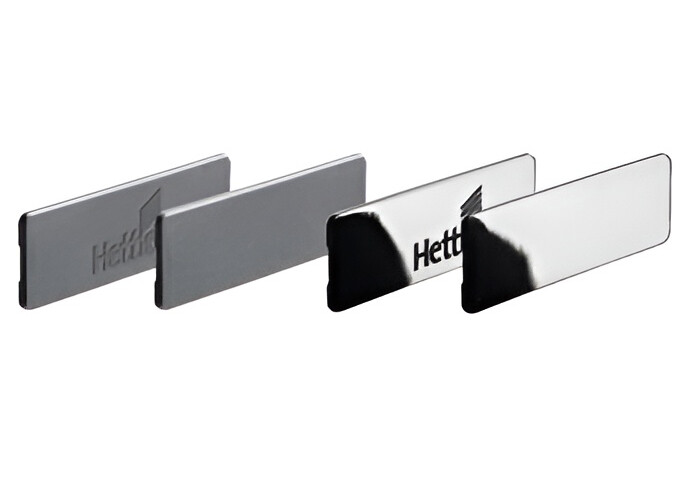9079225 Заглушка HETTICH для системы InnoTech, пластмасса, серый/хром, (V80)