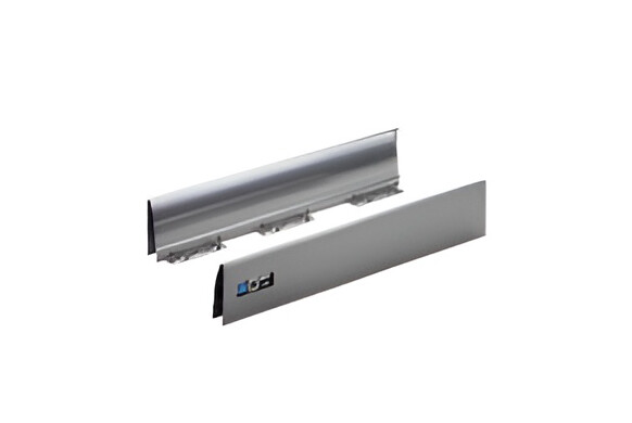 1062013 Боковина ящика HETTICH InnoTech, H70 мм, NL260 мм, цвет серый, левая, (V18)