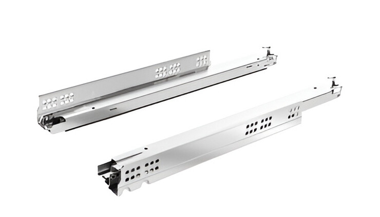 9257008 Комплект направляющих HETTICH Actro You/деревянных ящиков L500 полного выдвижения Silent System S, G40, ЕВ 21, под фиксаторы