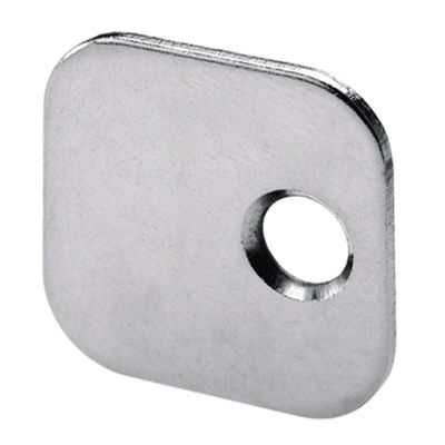 Ответная планка механизма push to open, под приклеивание, сталь,никелированная 9090869 Hettich