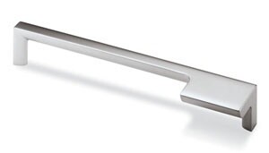 Ручка Hettich, 9105747 Zenga, межосевое расстояние 192мм, правая, нержавеюшая сталь