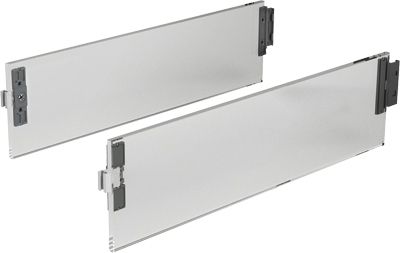 Комплект надставок на боковину designside для arcitech, nl300, h124, стекло 8 мм прозрачное 9122992 Hettich