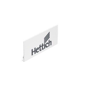 9257704 Заглушка на боковину AvanTech YOU, с логотипом Hettich, Белая