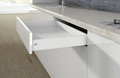 Комплект ящика arcitech с соед .зад.стенки, nl300, h94, цвет белый 9149295 Hettich