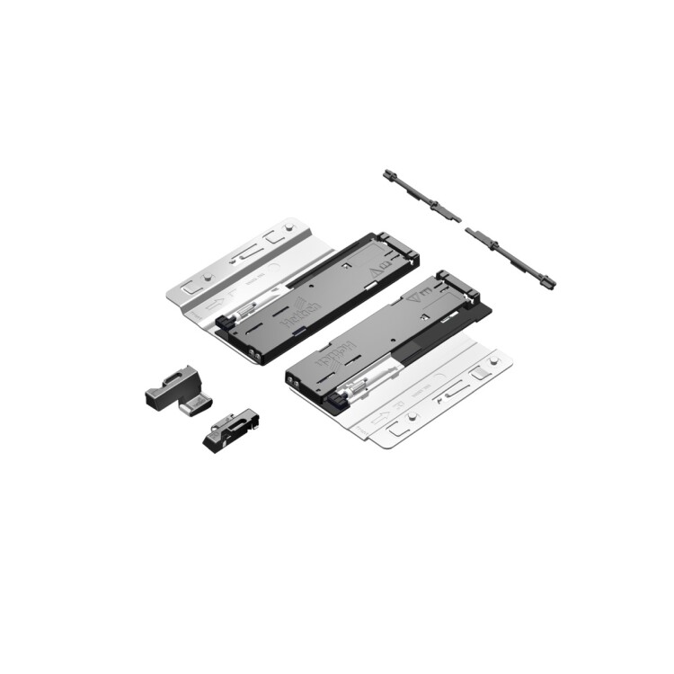 Комплект механизма push to open silent 10 для quadro 4d v6 9246312 Hettich