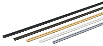 Профиль slideline 55/55 plus, l2500, пластик, коричневый 1015945 Hettich