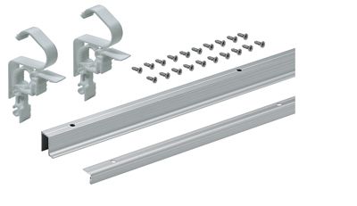 Комплект профилей wingline l, l2400, с перфорацией, алюминий, 9239310 Hettich