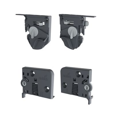 Комплект фиксаторов и механизма регулировки наклона для quadro 4d v6 9247529 Hettich