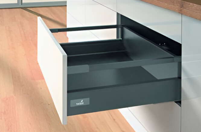 9336712 Комплект HETTICH InnoTech Atira Quadro V6 P2O Silent, H176, NL470, G30, антрацит (без P2OS)