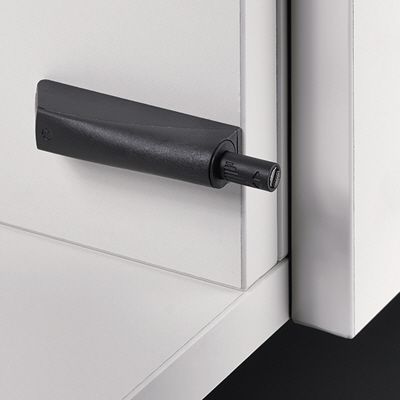 Механизм push to open magnet для петель,прикруч. короткий ход, белый 9089590 Hettich