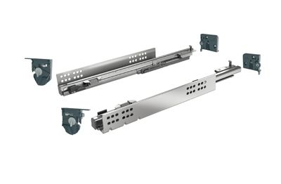 Quadro 4d v6 push to open 30/250 мм направляющие полного выдвижения, eb 20, комплект 9181303 Hettich