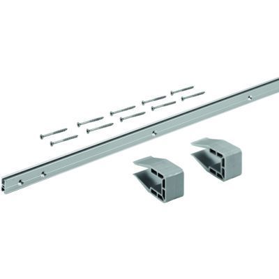 Комплект профилей slideline m, l2500, h25, цвет серебристый 9209230 Hettich