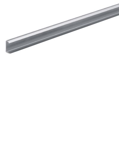 Профиль концевой, l2500, h17, сталь, цвет серебристый 9206283 Hettich