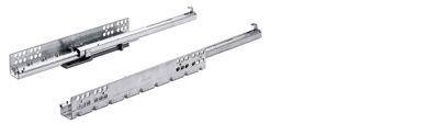 Направляющая quadro 22 hg, 22 кг, nl350, частичного выдвижения, eb20, левая 9105605 Hettich