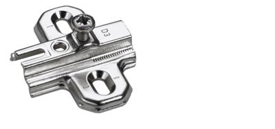 Монтажная планка system 2006 для slideon, l37, d3,прикруч. 1079199 Hettich