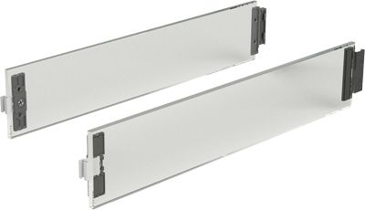 Комплект надставок на боковину designside для arcitech, nl270, h92,стекло 8 мм прозрачное 9122983 Hettich