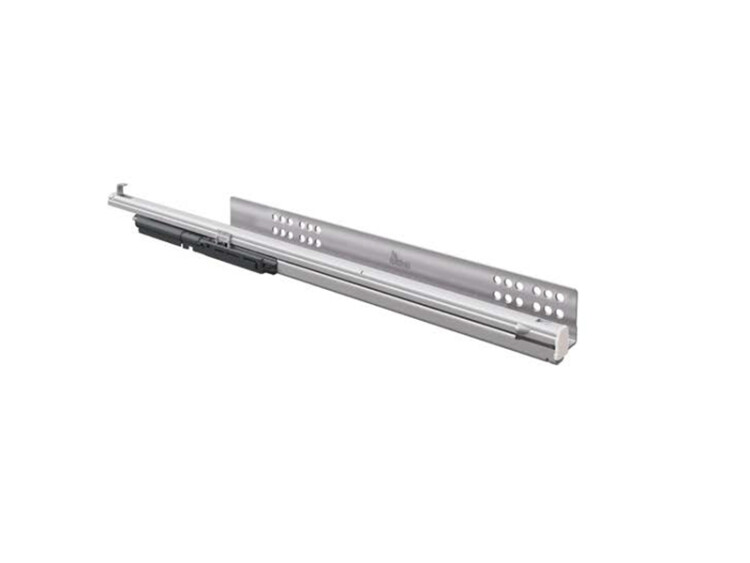 1044254 Направляющая Hettich, Quadro V6 30/450 Stop Control, полного выдвижения, ЕВ 20, левая