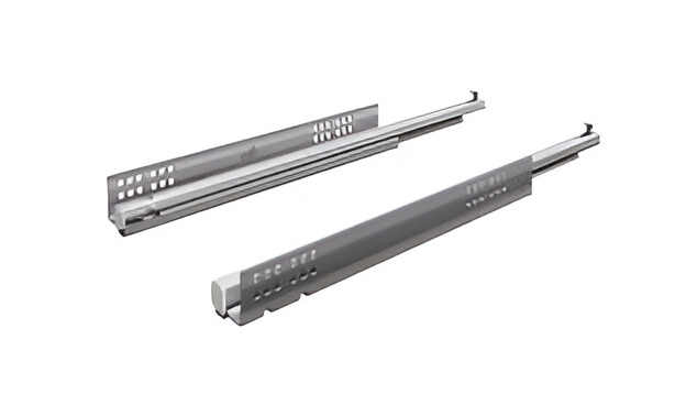1042783 Направляющая Hettich, Quadro V6 30/300 Stop Control, полного выдвижения, ЕВ 20, правая