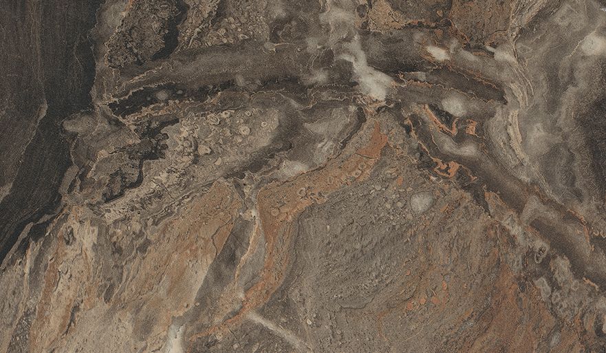 Стеновая панель для кухни 4100*640*8 мм Мрамор Чиполлино чёрная медь * F094 ST15 2 Эггер