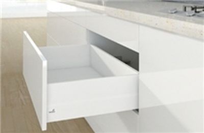 Комплект короба arcitech с top side, с соед.зад.стенки, nl450, h 186/94, цвет белый 9149332 Hettich