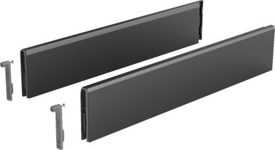 Комплект надставок на боковину topside для arcitech, nl450, h 92, сталь, цвет антрацит 9122917 Hettich