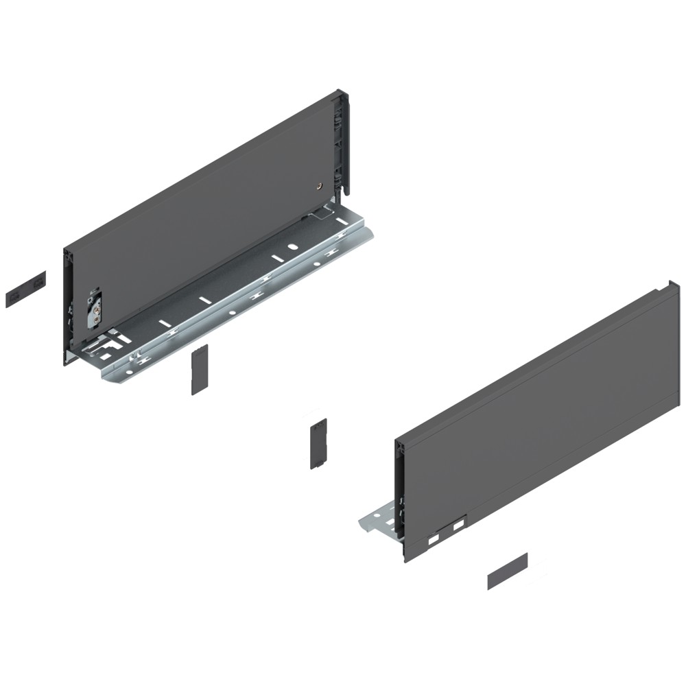 Царга LEGRABOX pure, высота K (128,5 мм), серый орион (левая/правая)
