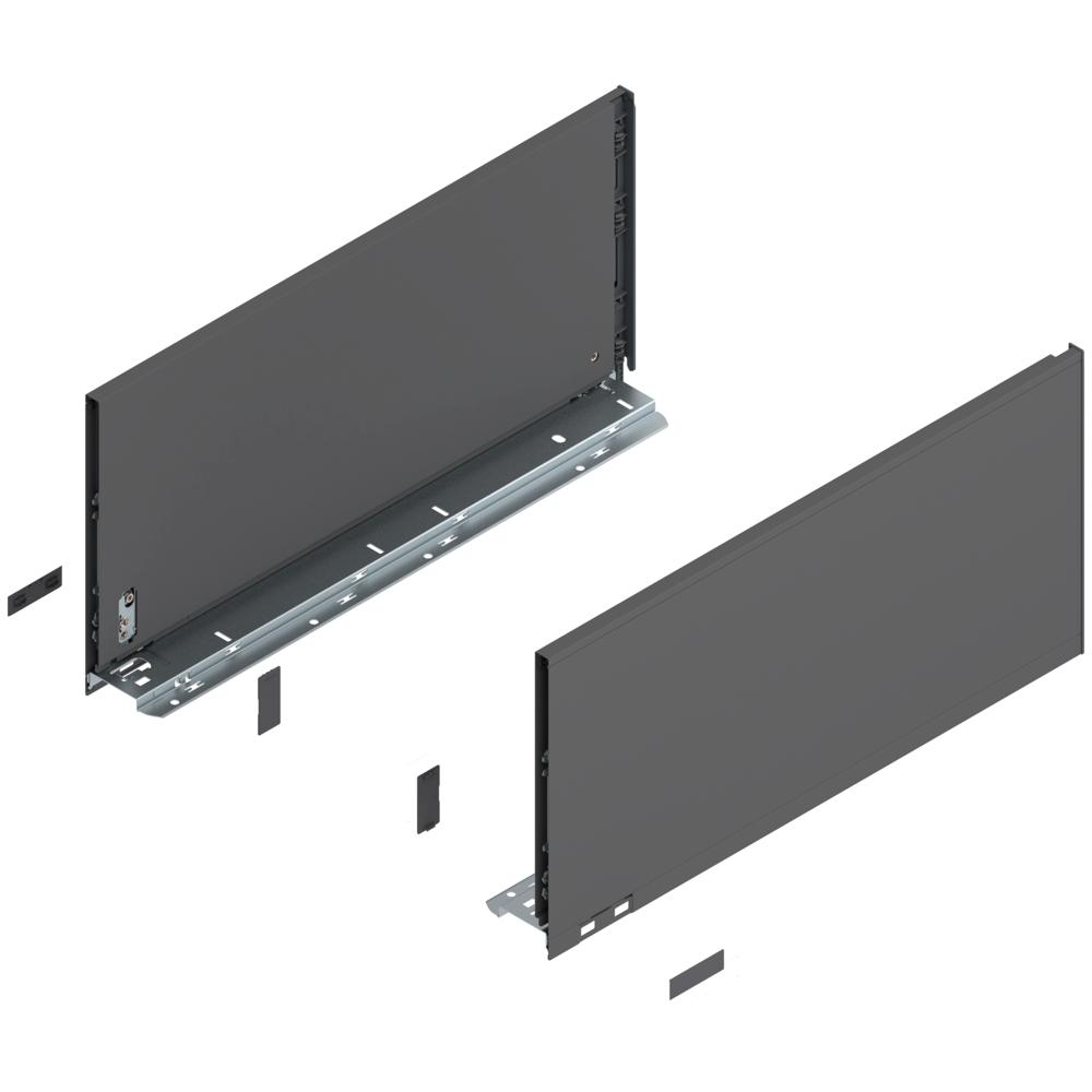 Царга LEGRABOX высота F (241,0 мм) серый орион (левая/правая)