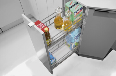 Выдвижная корзина Cargo IQ Plus 200, Серебристая