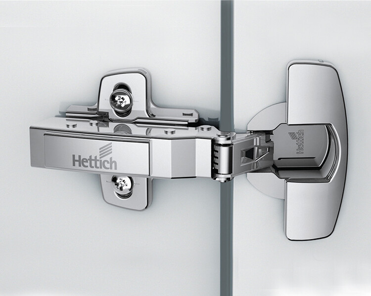 907120604 Петля HETTICH Sensys 8645I (B3) 110°, для дверей 15-24 мм, полунакладная, с доводчиком, ?35, под саморезы, никель