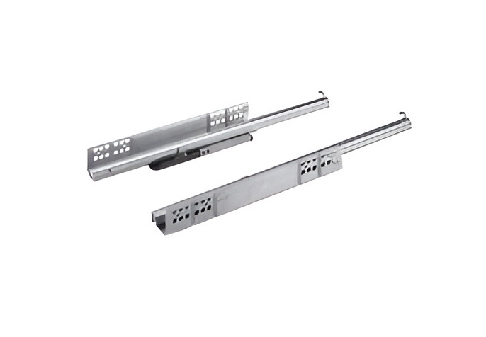 Направляющая HETTICH* Quadro SFP L550 частичного выдвижения Push to open G25, ЕВ 20, левая, под замки, (V24)