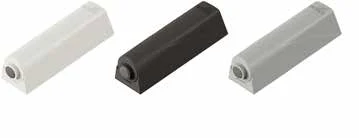 Механизм Push to open Magnet для петель, под прикручивание, длинный ход, цвет светло-серый