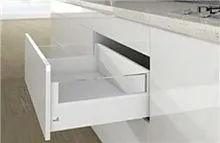 Комплект короба arcitech с des ignside, с соед.зад.стенки, nl270, h218/126, цвет белый 9149375 Hettich