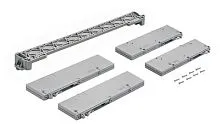 Комплект демпферов silent syst em topline l 3 двери, над верх. пан .,открыт. 9182573 Hettich
