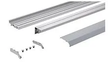 Комплект профилей topline xl тип 2, l4000, с перфорацией, алюминий 9135004 Hettich