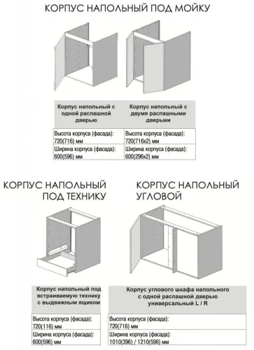 Полка для напольных кухонных шкафов 20*53 фото 9