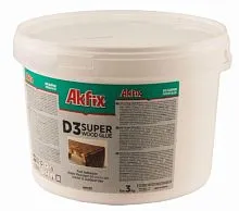 Клей D3 Akfix 3 кг ПВА для дерева
