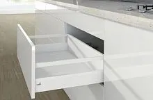 Комплект короба arcitech с рел ингом, с соед.зад.стенки, nl350, h186/94, цвет белый 9149317 Hettich