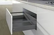 Комплект короба arcitech с рел ингом, с соед.зад.стенки, nl300, h186/94, цвет антрацит 9150538 Hettich