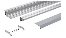 Комплект профилей topline xl т ип 3, l4000, перфорированный, алюминий 9191157 Hettich