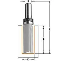 Фреза CMT PRO обгонная (верх. подш.) S12 D19 I38 L82,5