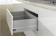 Комплект короба arcitech с top side, с соед.зад.стенки, nl500, h 218/94, цвет серебристый 9150737 Hettich
