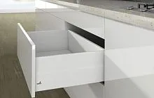 Комплект короба arcitech с top side, с соед.зад.стенки, nl400,h 218/126, цвет белый 9149383 Hettich
