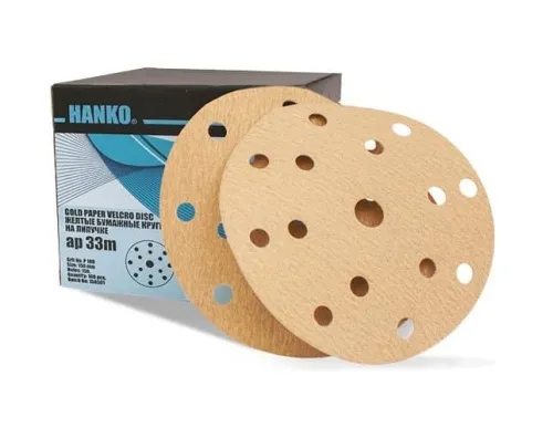 Круг шлифовальный абразивный Hanko AP33M 150 мм 15 отв P100