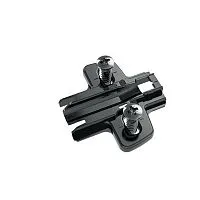 Монтажная планка system 8099 для sensys, l37, d0, евровинты, черный обсидиан 9091799 Hettich