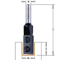 Фреза CMT пазовая, смен.ножи HM Z2 S=12 D=16x49,5 RH